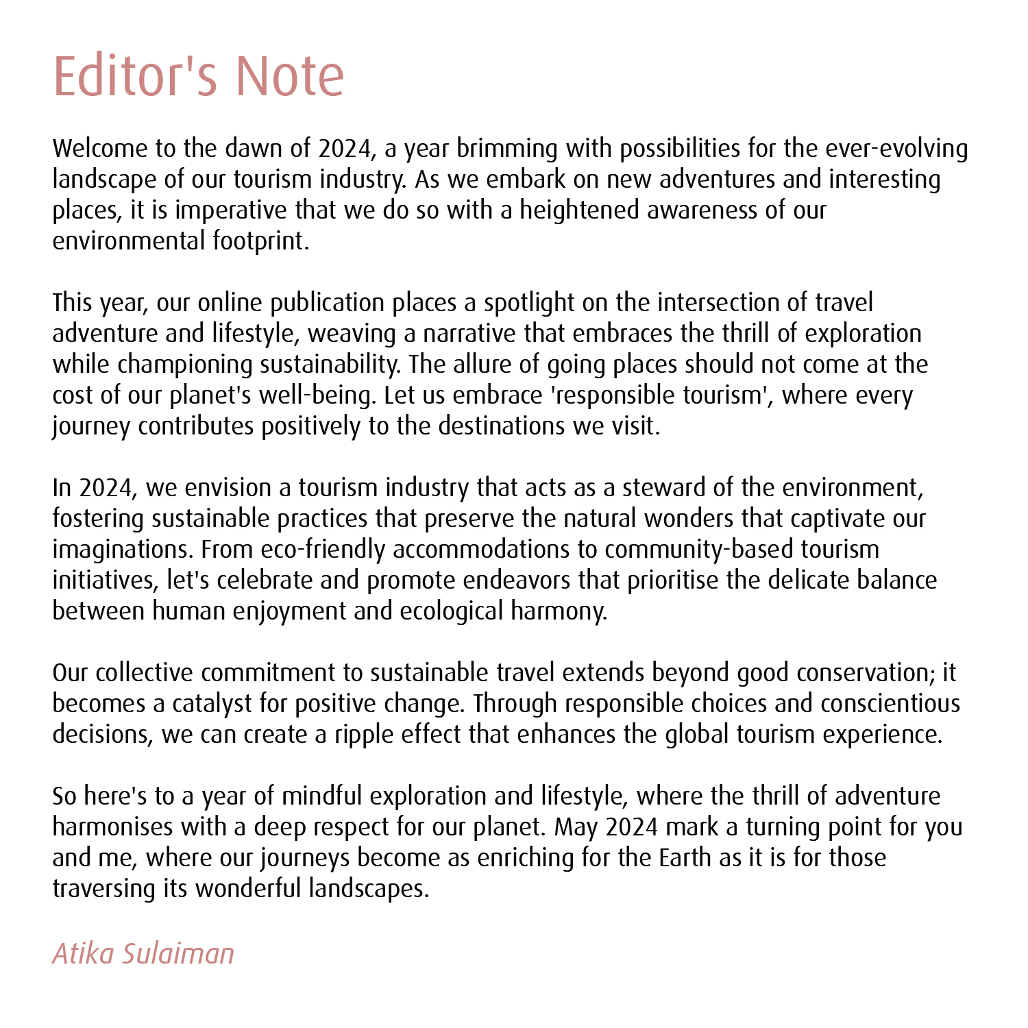 Creators Note Example Editor Note’s – TamuAsia